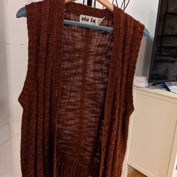 Via La vintage sweater vest - Picture 5 of 6
